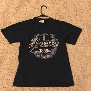 New Navy Shirt From Paris Size Small